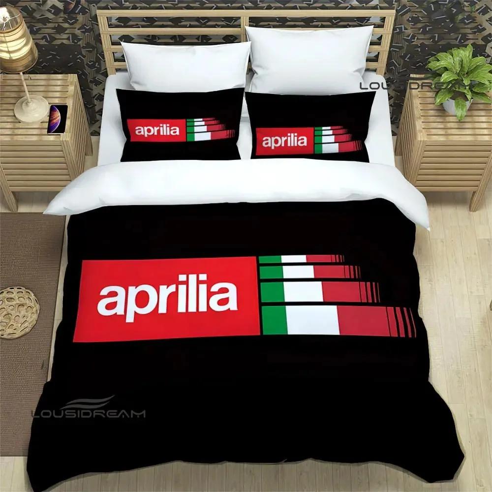 

Aprilia motorcycle print Beding Sets exquisite bed suplies set duvet cover bed comforter set beding set luxury birthday gift 120*200cm Single