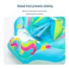 Sunshade Baby Inflatable Swim Seat with Raised Airbag and Anti-Rollover Design