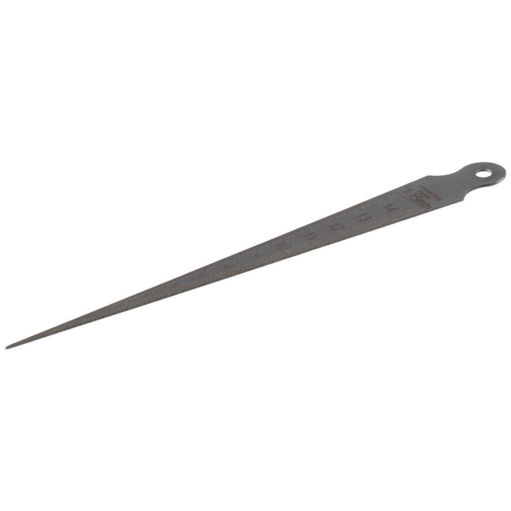 Stainless Steel Welding Gauge Gap Hole Taper Ruler Welding Inspection Taper Gauge  Aperture