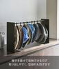 Yamazaki Jitsugyo 6128 Hat Storage Stand Black Approx. W40.5-70 X D15 X H37cm Tower Hat Rack Prevents Deformation