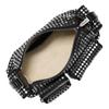 Michael Kors Dakota Nieten-Design Silberne Beschläge Wildleder Schultertasche Klein Damen Schultertasche Schwarz 32F5SM3C5S-BLACK