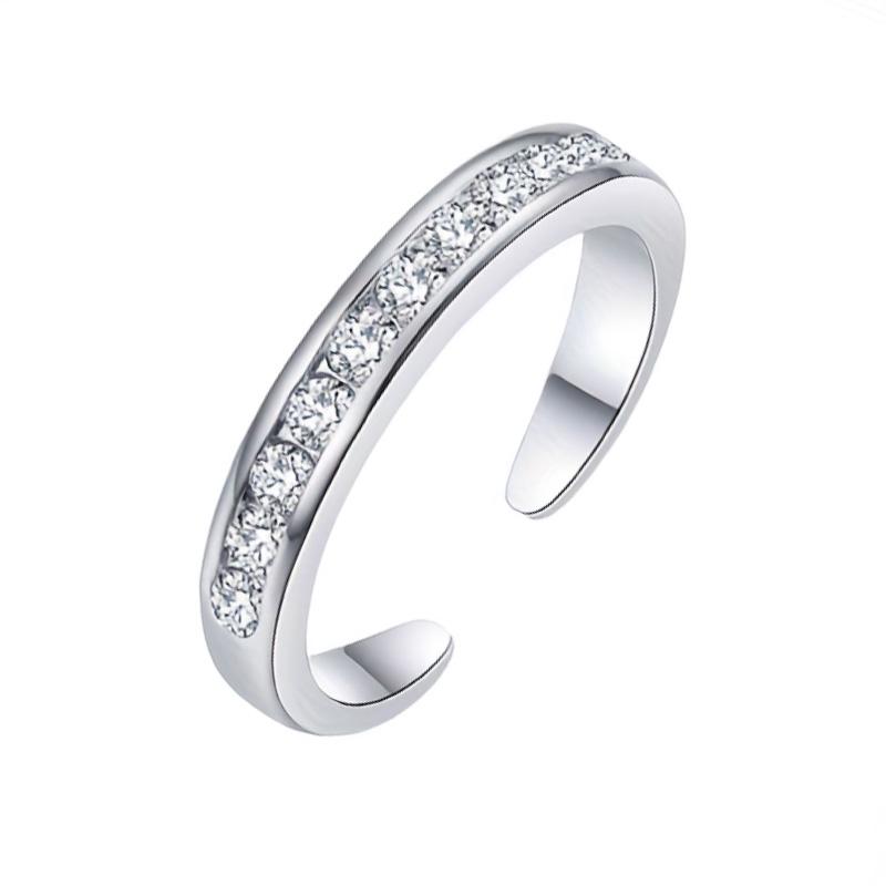 Neuer Vergoldeter Farb-Zirkon Zehenring Hohe Qualität Nicht Verblassender Schmuck Mode Luxus Accessoires Sommergeschenk für Damen