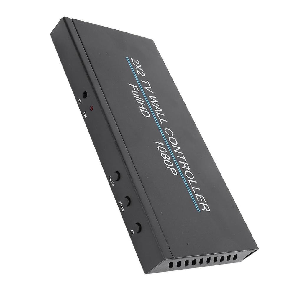 2x2 HD Multimedia Interface Video Wall Controller 4K 30HZ TV Wall Controller with Remote 180 Degree 