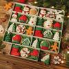 Christmas Gift Box: Scented Candle with Creative Santa, Christmas Tree, and Reindeer Fragrances - Perfect Party Favor