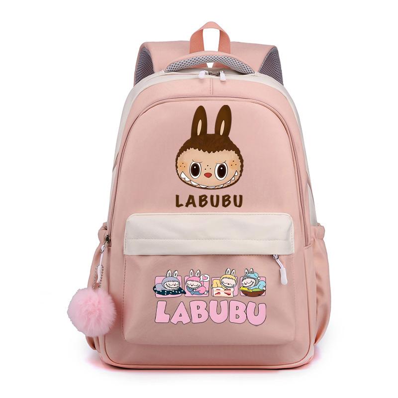 Cute Cartoon Printed Backpack Student Kid Schoolbag Women Large Capacity Waterproof Bookbag Kid Birthday Gift Travel Bag