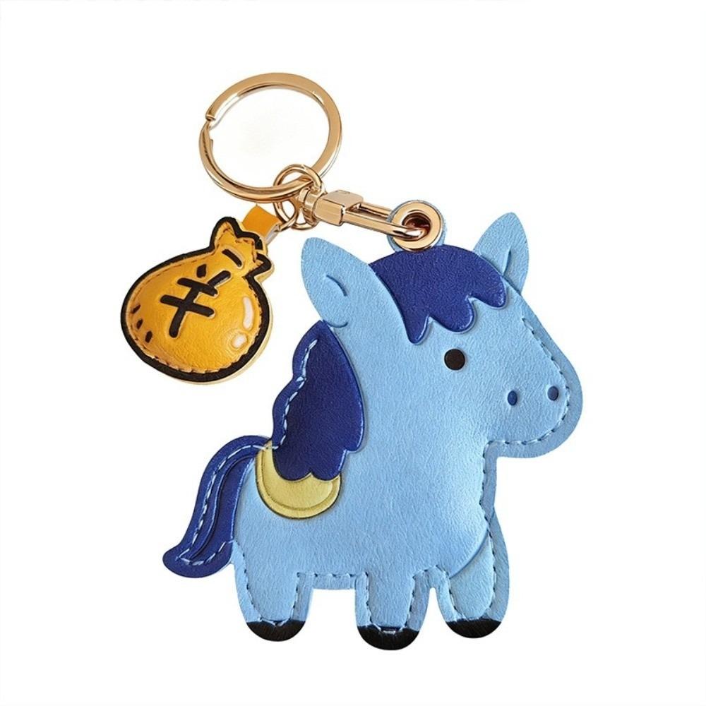 Year of Horse Horse Keychain Cartoon Horse Car Keychain Zodiac Pony Bag Charm  Year of The Horse