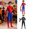 Full Body Costume Spider Hero Bodysuit with Mask Coverage Zentai for Boys Mask Kids Adults Stretchy Cosplay Outfit Fancy Dress Halloween Masquerade