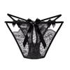Sexy Lace Hip-Lifting Triangle Panties: Low-Waist, Open Crotch Women's Set