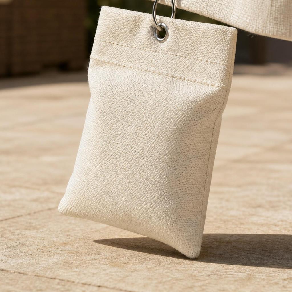 8 Pieces Outdoor Curtain Weight Bags Windproof with Clips WearResistant for