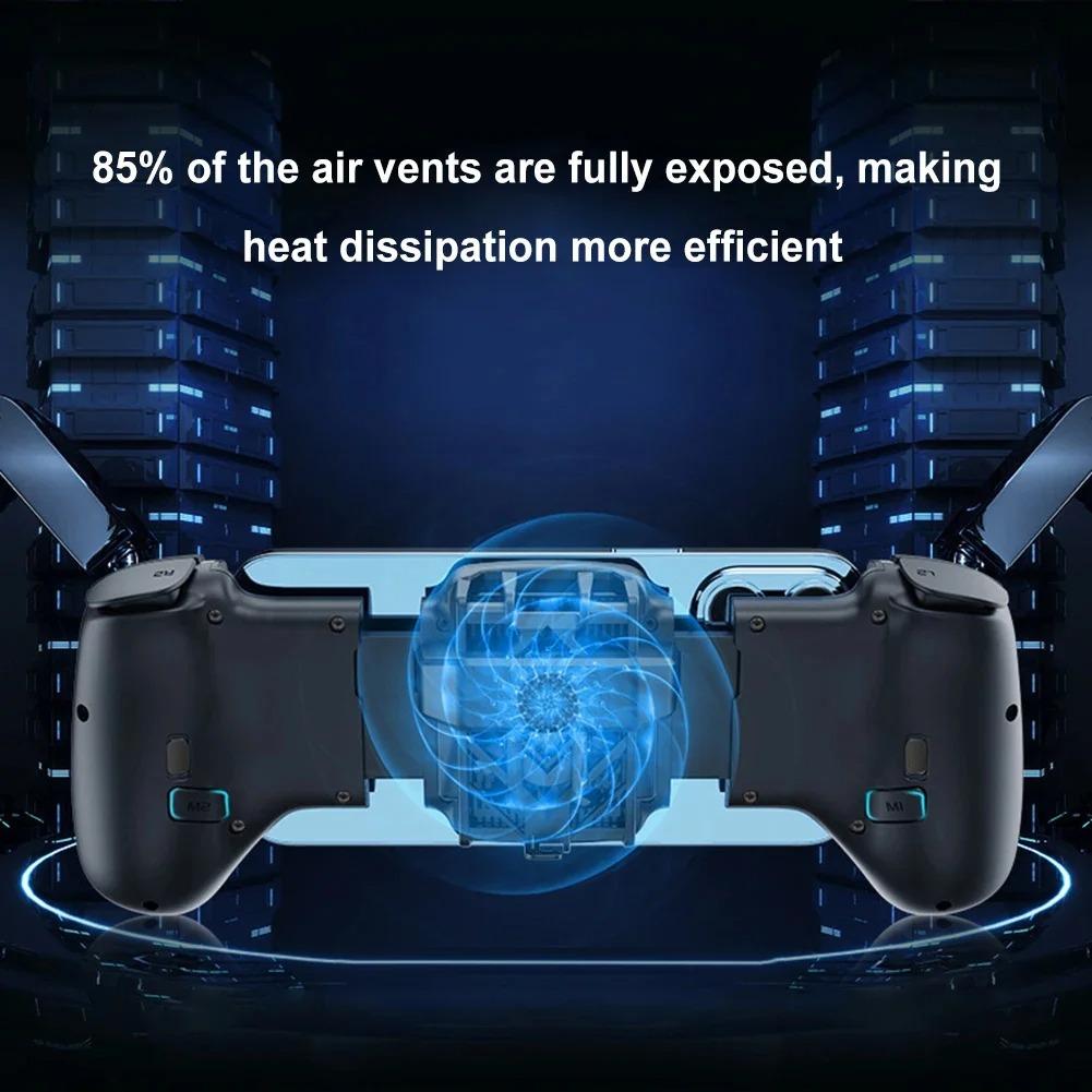 Switch Mobile Game Controller Gamepads Game Controller 360 graus Controle Remoto Joystick Compatível com Android Modo HID, Android