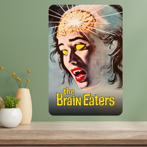 

The Brain Eaters Classic Movie Metal Poster Sign 20x30cm（7.8x11.8inch）