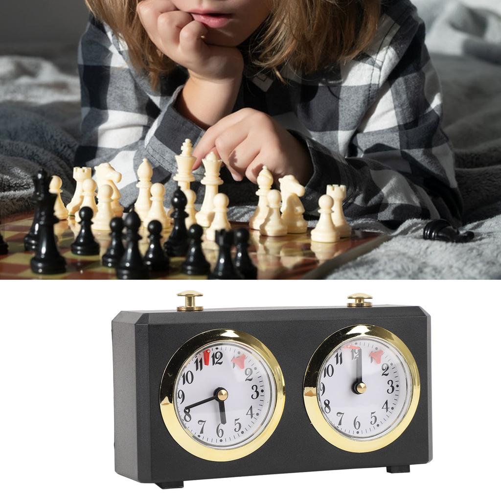 Multifunktionaler Mechanismus Tragbar Groß Einfach Schachuhr Professionell Aufziehen Zum Ablesen der Zifferblätter Chinesisches Schach Mechanischer Timer