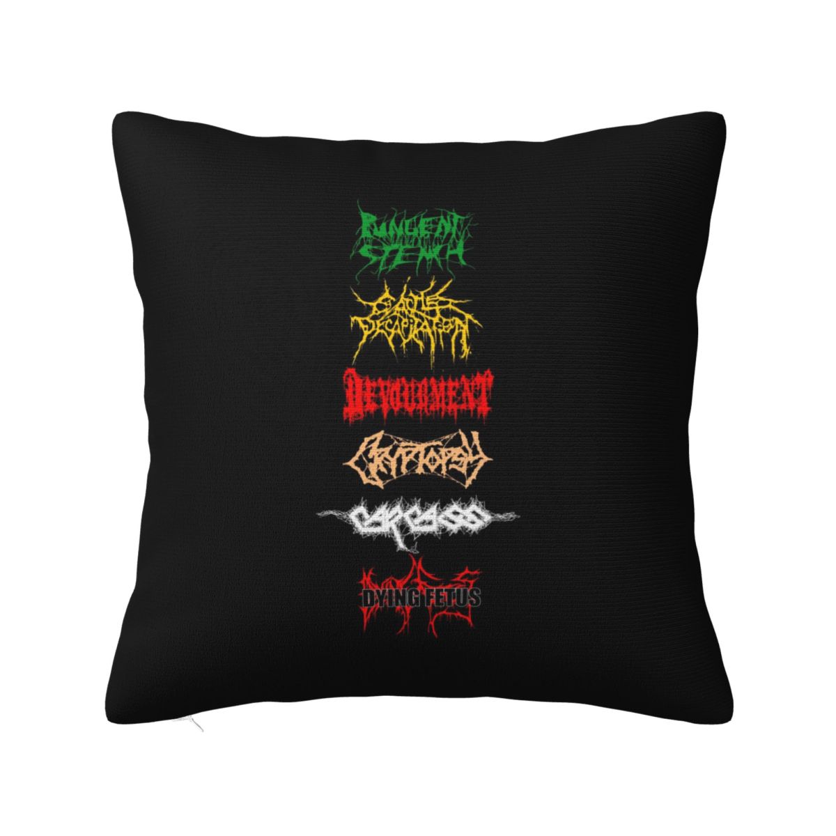 Lorna Shore Pierced Of The Abyss (3) Square Pillowcase Cushion Cover Pillow Case Throw Pillow Cover for Home Bedroom Car 12x12Inch