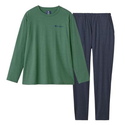 Champion Green Jersey Long Sleeve and Size 3L Men's Loungewear, Pants,