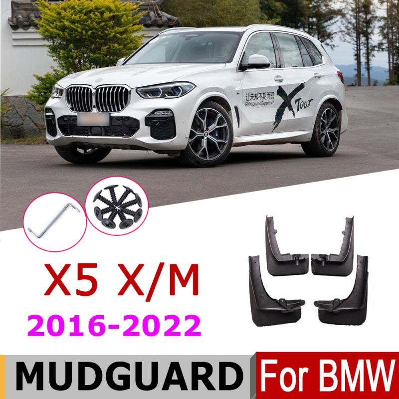 

4pcs/set Car Mudflap Fender For X5 G05 2022 X5 M 2021 X5 X 2020 Over Fender Mud Flaps Guard Splash Mudguard Accessories