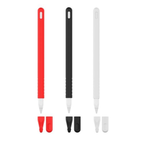 Silicone Anti-Slip Stylus Protective Case Cover Pen Case for Apples Pencil 2