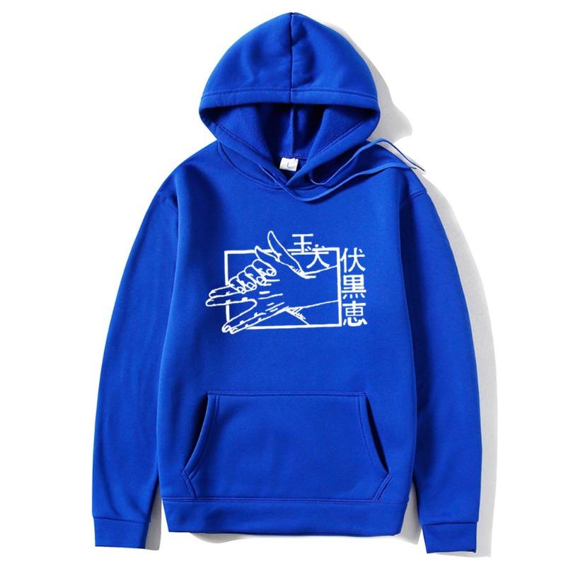 Japanische Animation Jujutsu Kaisen Herren Hoodie Sweatshirt Herren Damen Herbst Modedesign Pullover Herren Fleece-Hoodies