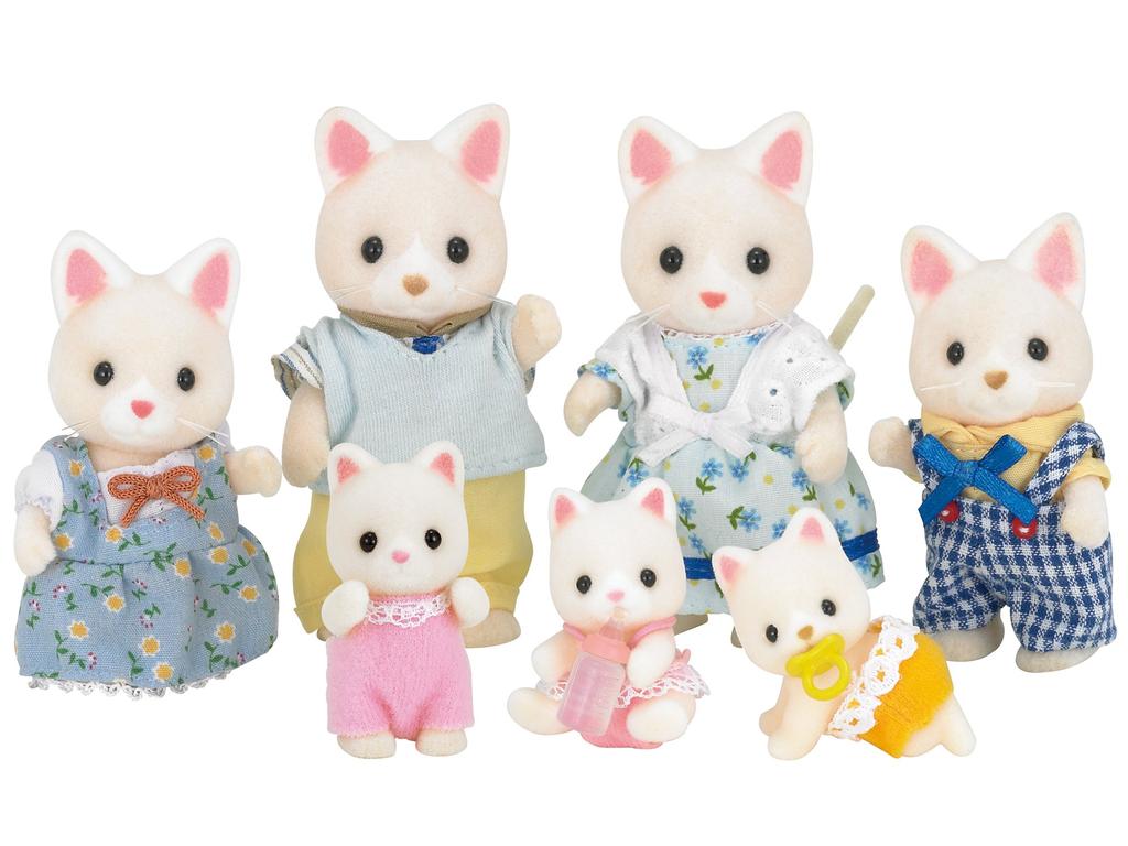 Sylvanian Families Panenka Kočka ST Mark Certifikace Věk Hračka Domeček pro panenky Sylvanian Families EPOCH [Hedvábná rodina] FS-12 3+