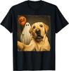 Boo Yellow Labrador Halloween Ghost Funny Dog Lovers T-Shirt