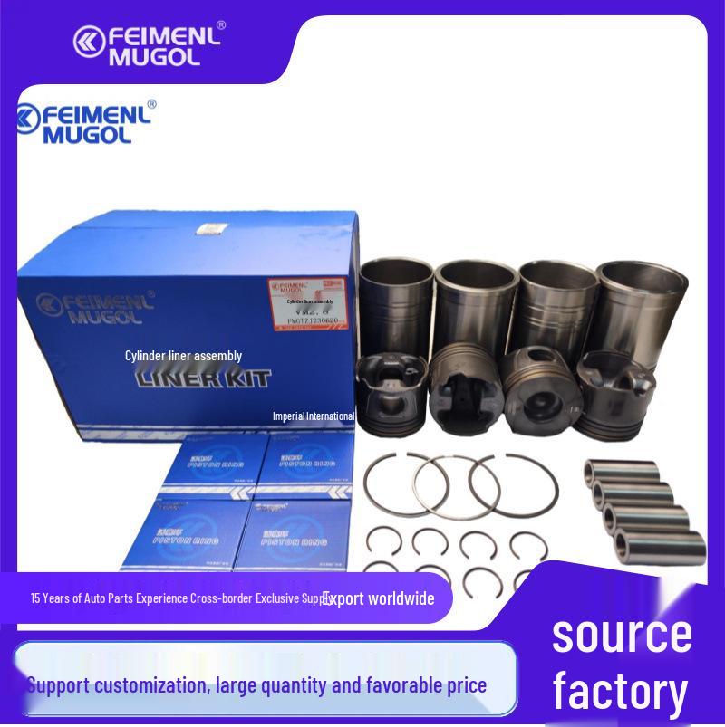 Jiangling VM 2.8 Turbocharged Cylinder Liner Assembly with Piston and Ring