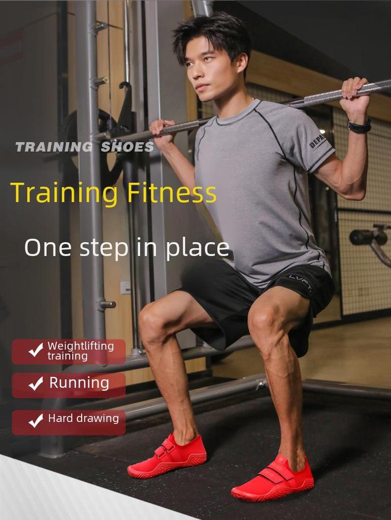 Laura Style Indoor Fitness Shoes: Silent Treadmill, Squat, Weightlifting, Deadlift, Yoga Footwear.