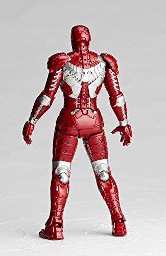Legacy of Revoltech Iron Man 2 Iron Man Mark V Approx. 155mm ABS & PVC Painted Action Figure LR-024 [Parallel Import]