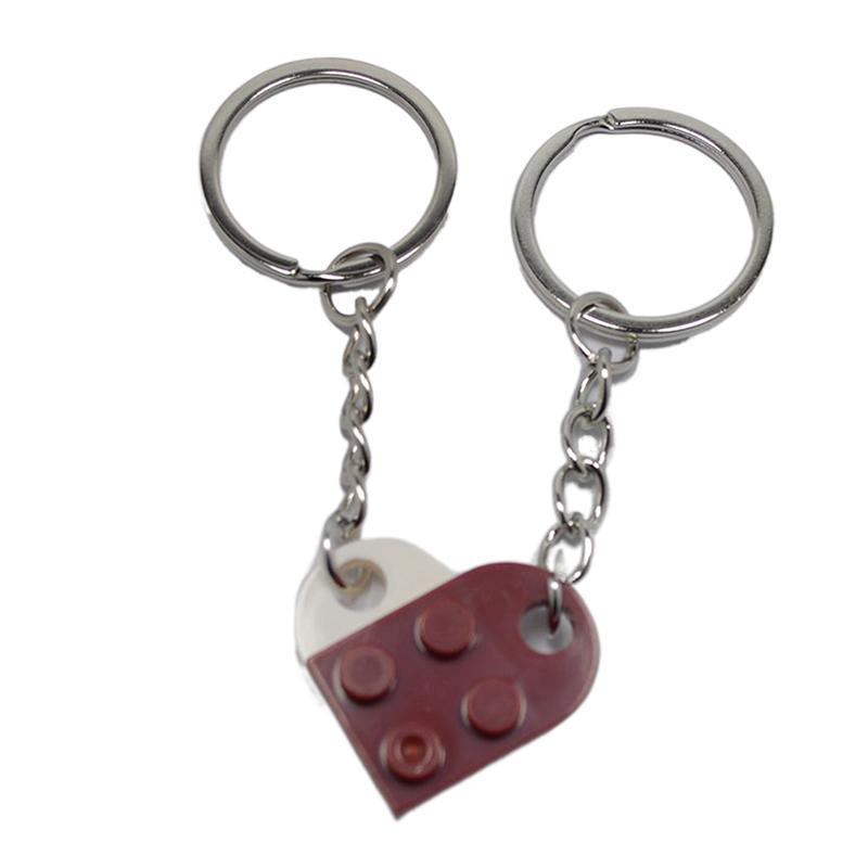 Милые брелки для ключей в форме сердца любви для пар — фото 5