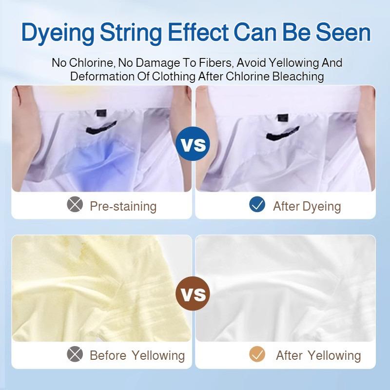 White Clothes Special Yellowing and Whitening Bleaching Agent Stain Removal Whitening and Yellowing Universal Restoration Color
