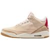 Air 3 Retro Neujahr der Ratte Herren Sneaker Tan Denim Sail-Gym-Red IR0910-400