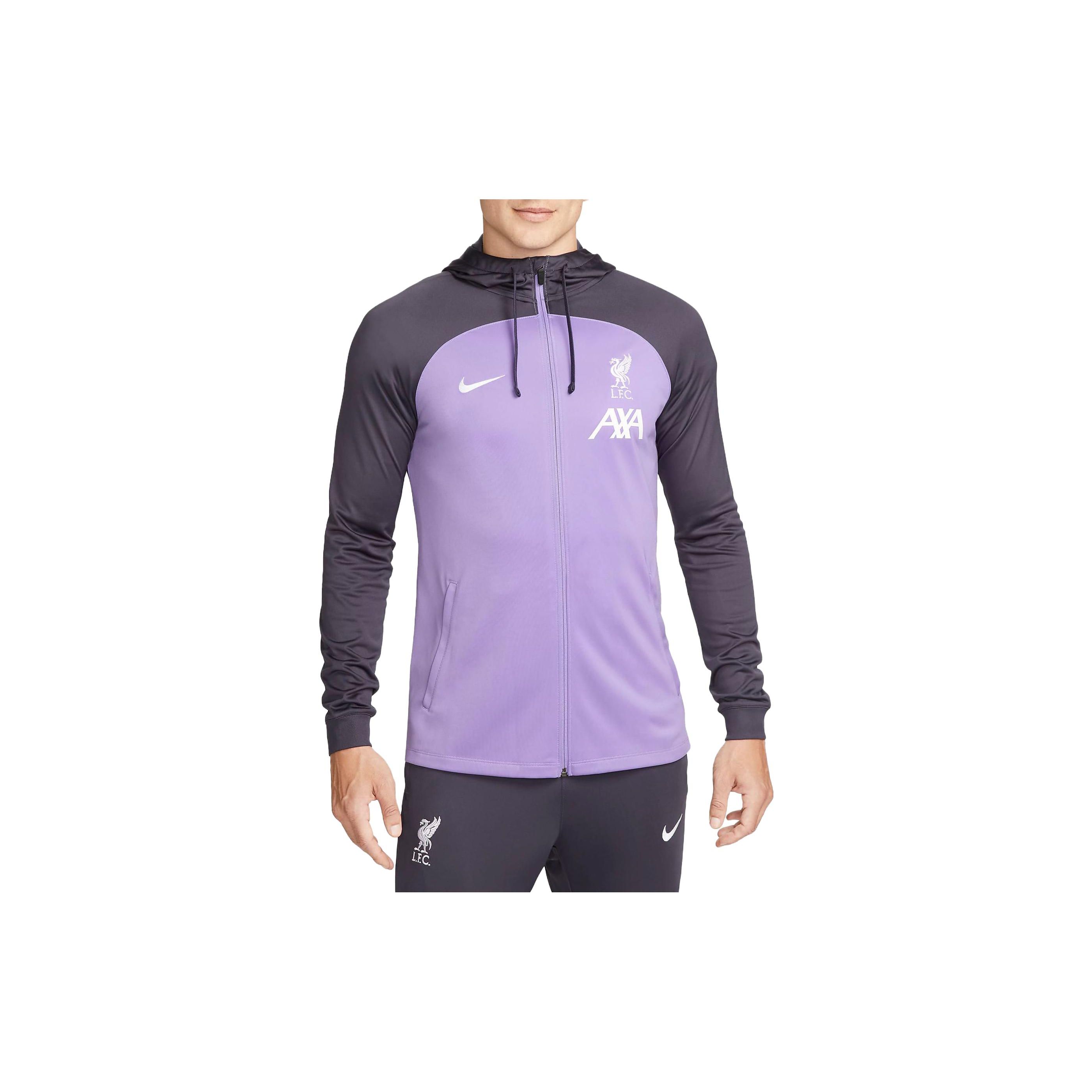 

Nike Dri-Fit Football Hooded Tracksuit Jacket Men Jacket Purple FN7320-568 XXL