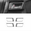 DT08 Carbon Fiber for Toyota 4Runner 2010- Inner Door Handle Bowl Cover Trim Interior Accessories