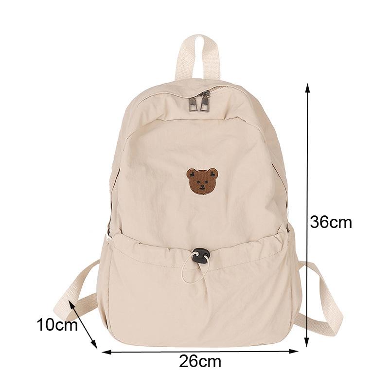 Cute Kids Backpack School Bags For Girls Boys Bear Bunny Nylon Kindergarten Children Bag For Travel Students Backpacks
