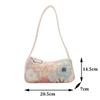 Yogodlns Boho Floral Sequin Shoulder Bag, Women's Vintage Embroidered Hobo Purse Casual Armpit Handbag for Daily Use