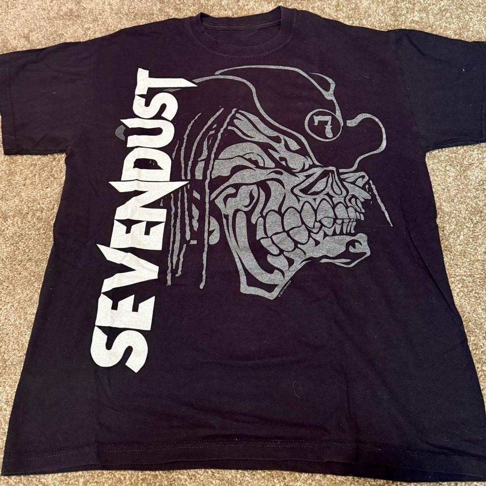 Vintage Sevendust Band 2013 US Tour T-shirt Adult S-5XL  SG086  Unisex T-Shirt L