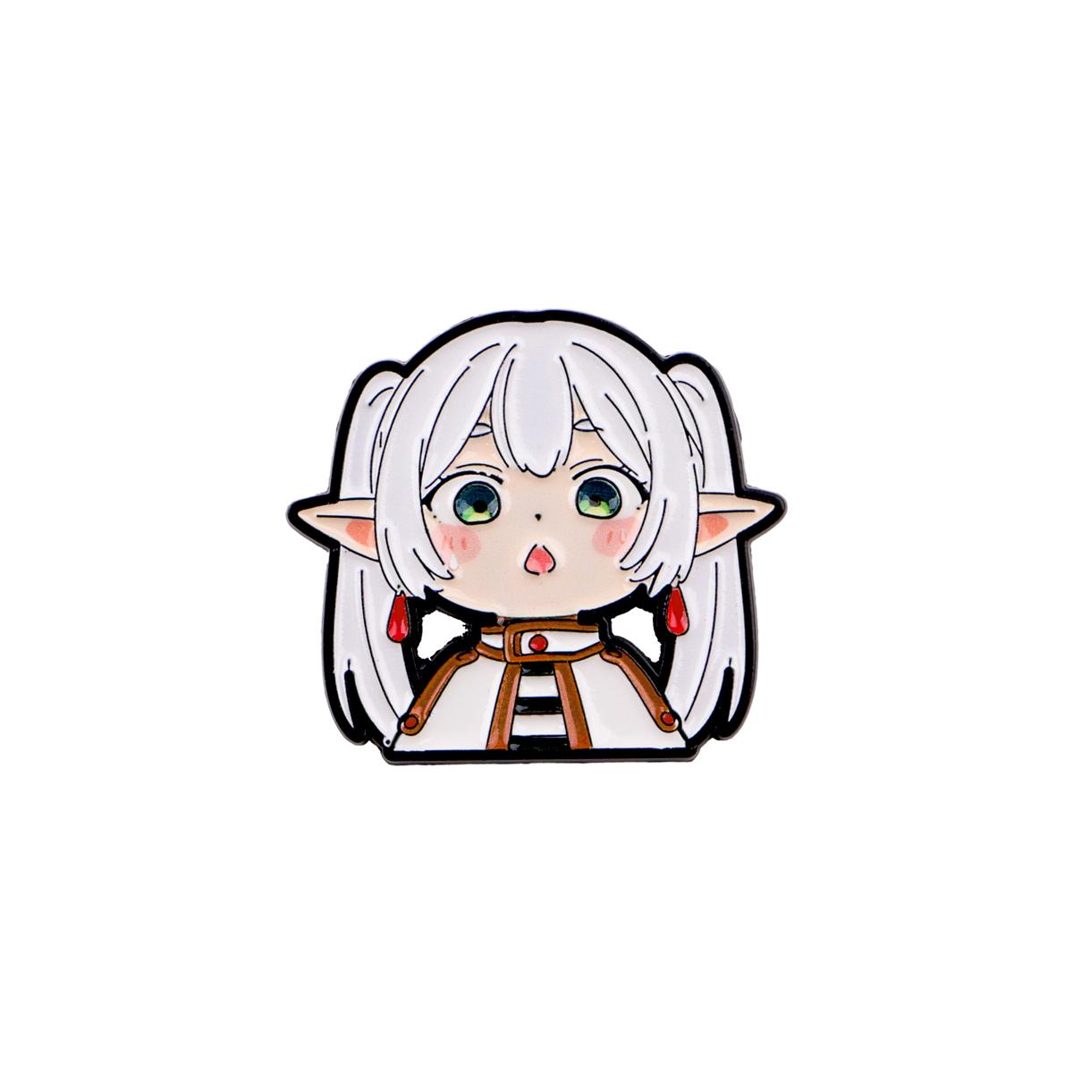 

Set Cute White Haired Elf Enamel Pin Cartoon Girls Brooch Lapel Pin Badge On Backpack Clothing Accessories Jewelry Gifts