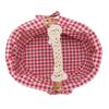 Picnic Basket with Removable Liner Hand Woven Empty Picnic Hamper Basket with Handle for Easter Camping Wedding Gathering
