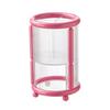 Makeup Brush Holder Desktop Lipstick Eyebrow Pencil Organizer 2-Tier Cosmetic Brush Cup for Dressing Table Organization