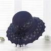 Summer Sun Hat For Women With Wide Brim And Adjustable Ribbon For Beach And Outdoor Activities