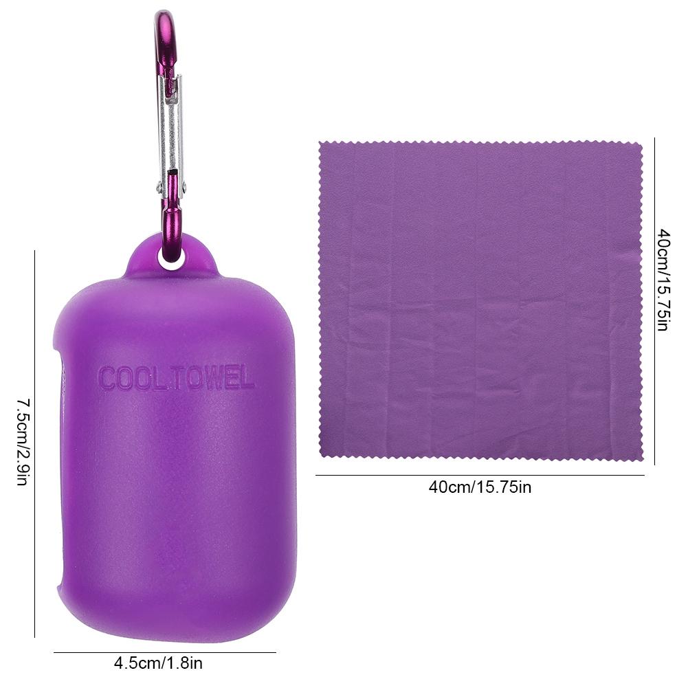 Portable Microfiber Fast Drying   Soft Compact Gym Towel for Bch Hiking   Travel Sports Backpack