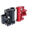 Aluminum Alloy Folding Bike Porous Stem Adjustable Double Stem 25.4MM Bicycles Handlebar Stem for Folding Bike Risers