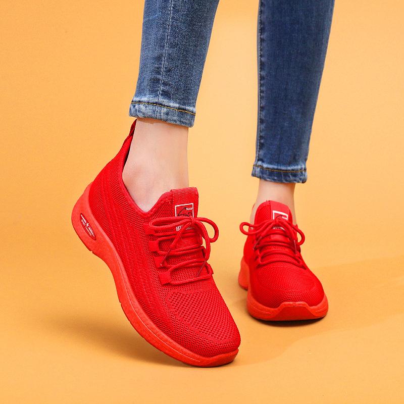 

Cloth shoes women s shoes sports shoes breathable soft sole non-slip lightweight casual walking shoes 36