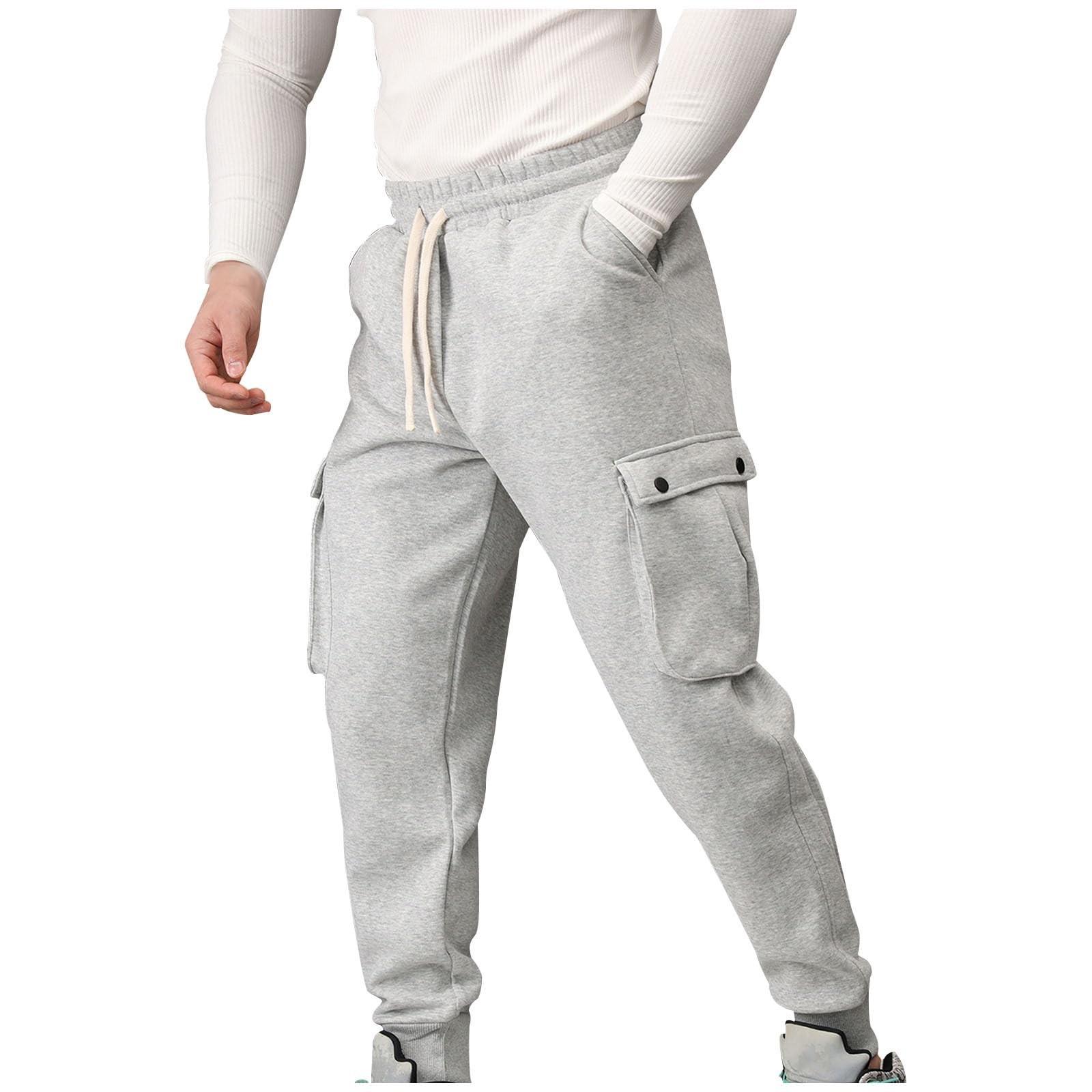 

Мужская спортивная карманная рабочая одежда, повседневные свободные шорты, повседневные шорты для бега на шнурке XL светло-серый