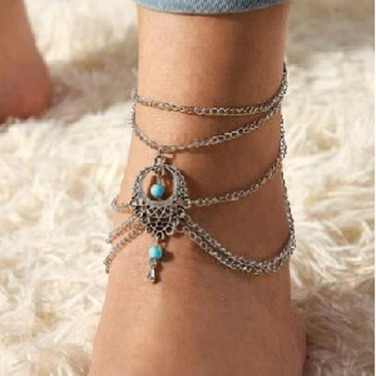 Bohemian Summer Vacation Style Creative 26 Letter Anklet