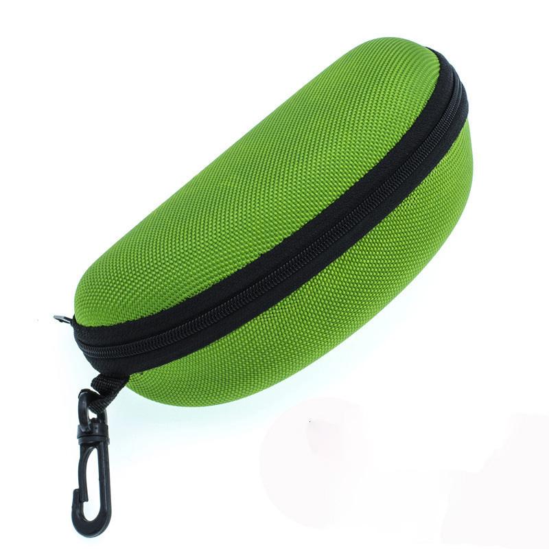 Case with Carabiner Unisex Eyewear Accessories 1pc Portable Sunglasses Case Protector Oxford Cloth Hard EVA Zippered Eyeglasses