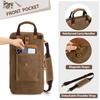 Damero Drumstick Bag, Holds Approximately 12 Pairs, Waxed Canvas, Shoulder Strap, Multiple Pockets