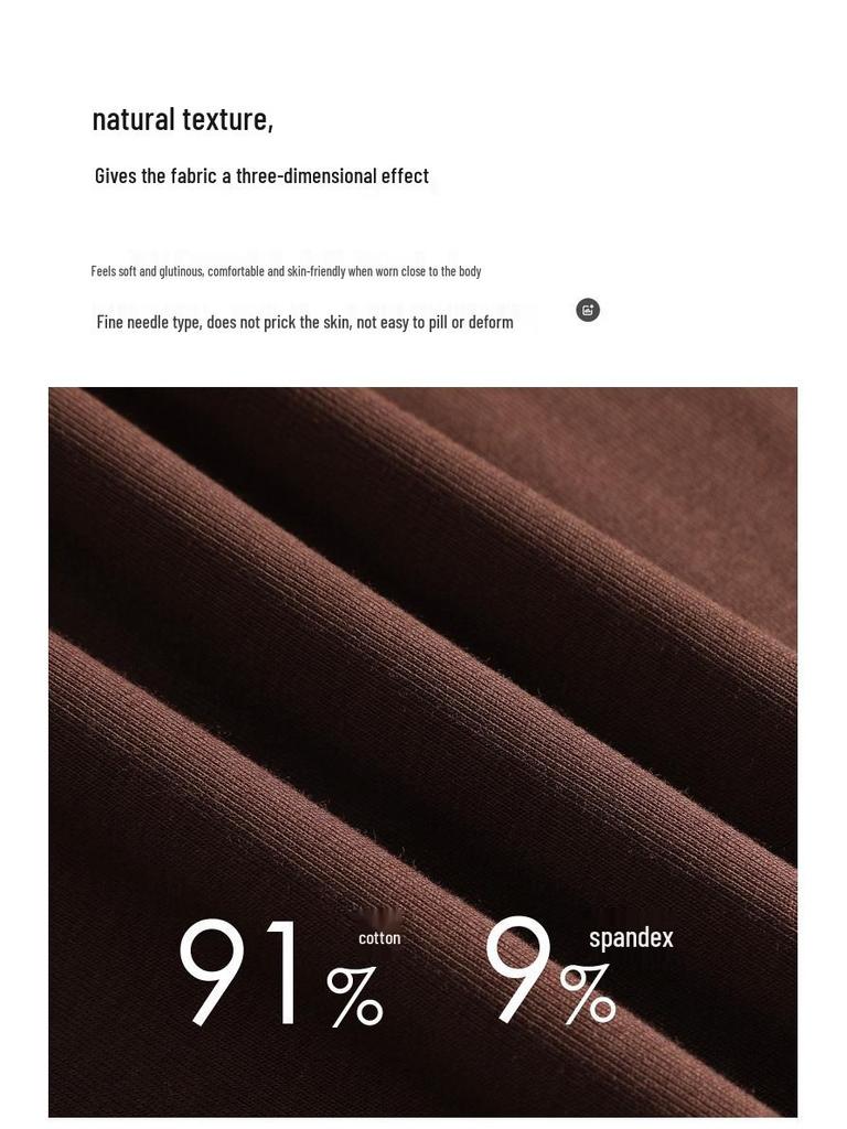 52070 Women's Color Block Long-Sleeved Cotton T-Shirt, 2025 Spring/Autumn, Slim Fit Fake Two-Piece.