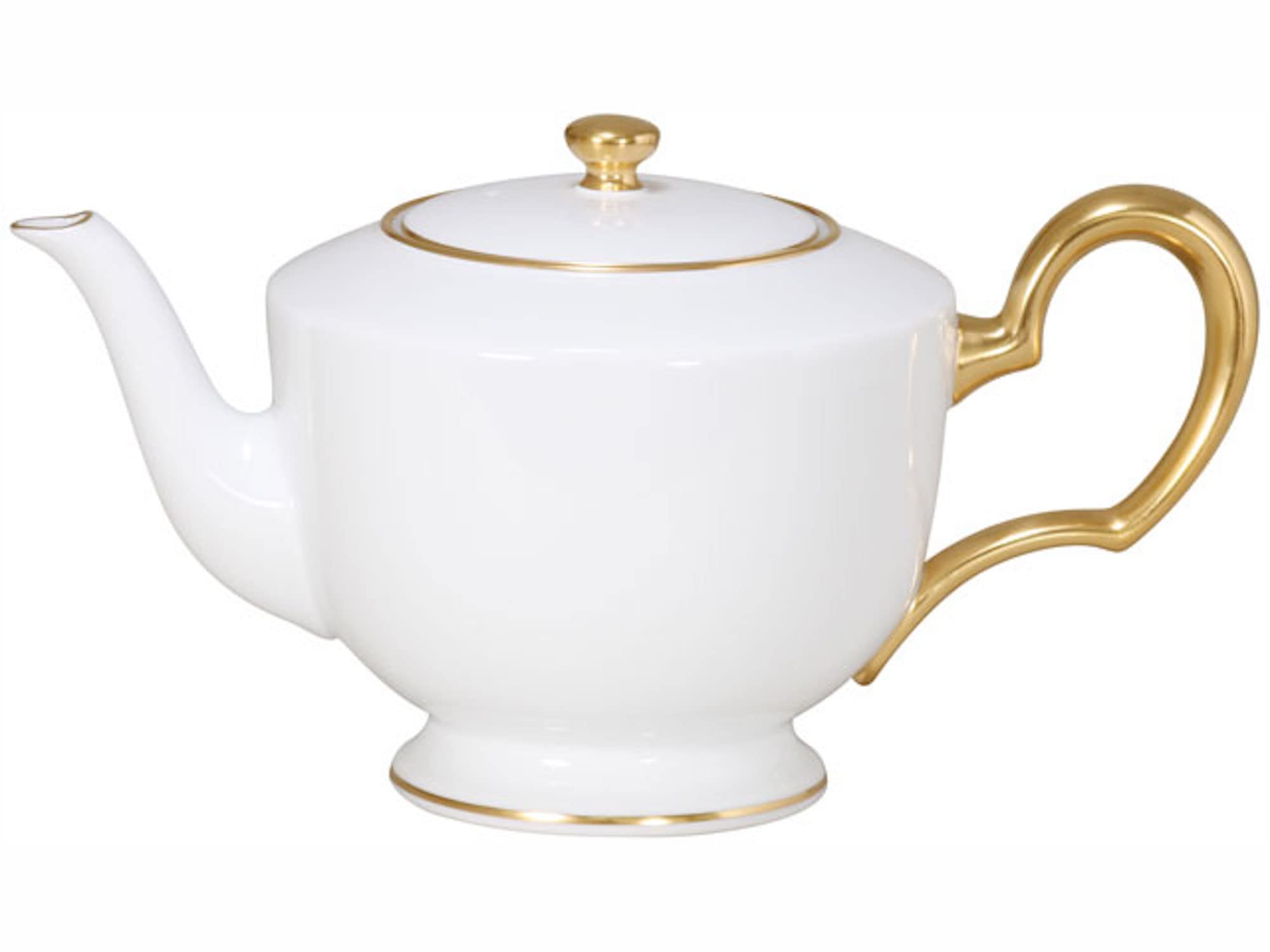 

Okura Art Pottery Gold Line (Rim Shape) Large Pot, Approx. 1100cc, Made in Japan, 9B/1001