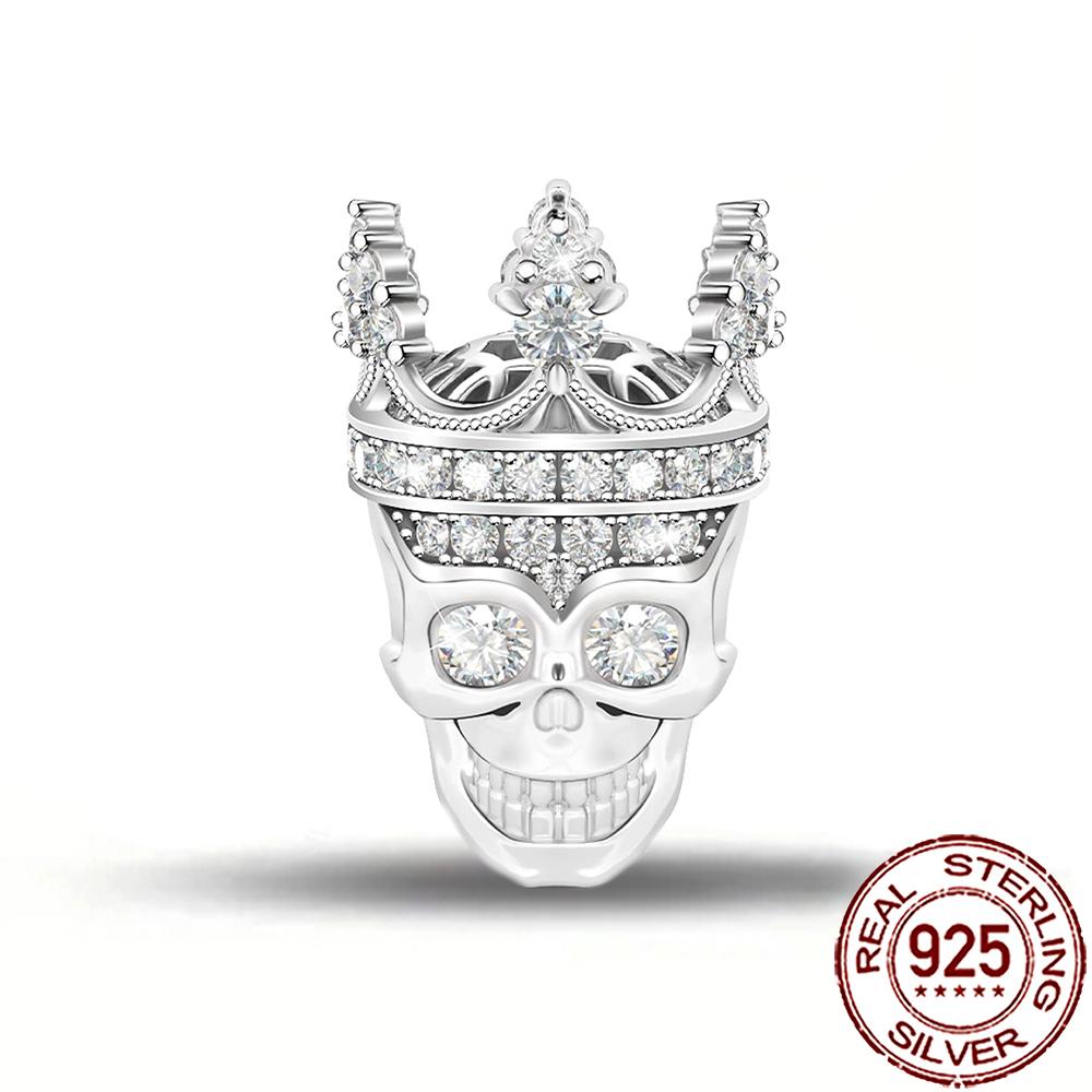 Gothic Charms Copper Halloween Nightmare Skull Skeleton Voodoo Doll Beads Fit Bracelet Necklace Diy Jewelry