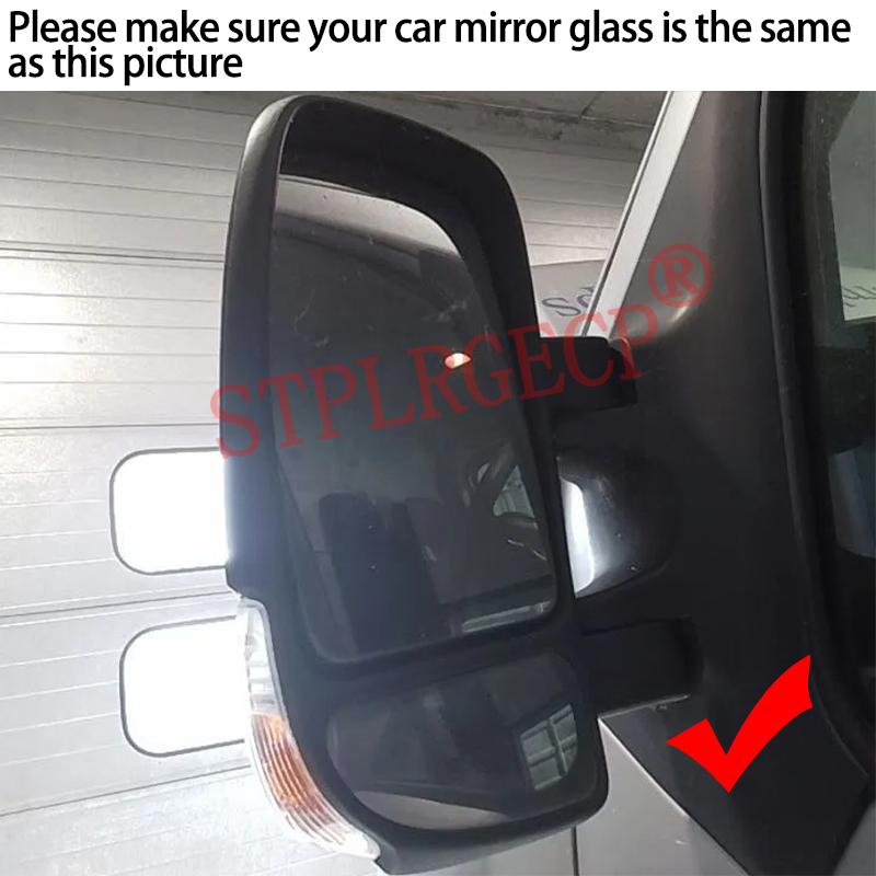 For Renault Master 10-24 Nissan NV400 12-22 Movano B 10-21 Left Right Door Side Wing Mirror Glass Heated Rear View Replacement