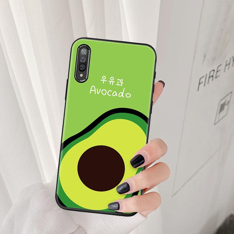 Fresh Green Pink Summer Fruit Soft Silicone TPU Phone Case for Huawei Honor 9S IPhone Samsung Galaxy A20s A21s A50s Xiaomi Redmi 8A 9A 9C OPPO Etc
